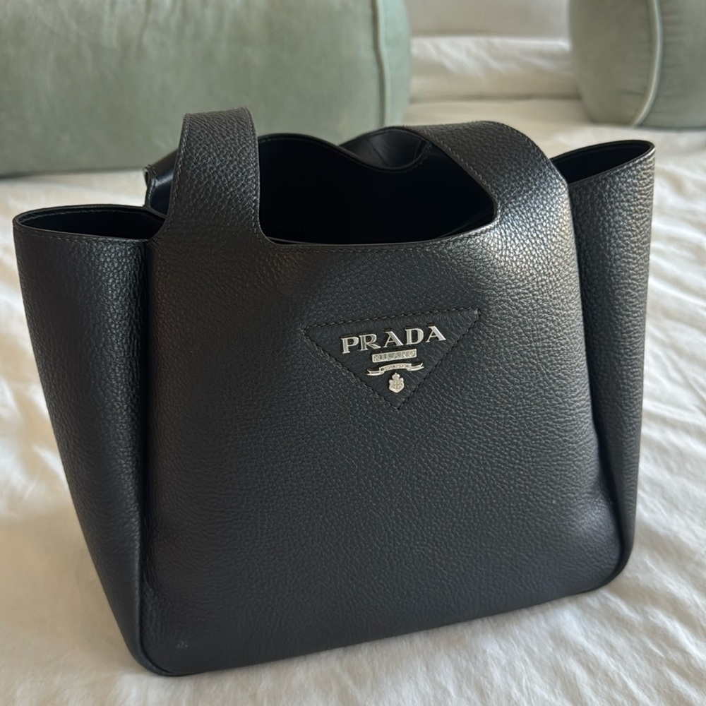 Prada Medium Dynamique Soft Leather Tote